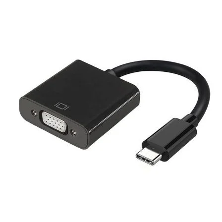 Aisens Conversor USB-C a VGA Negro 15cm